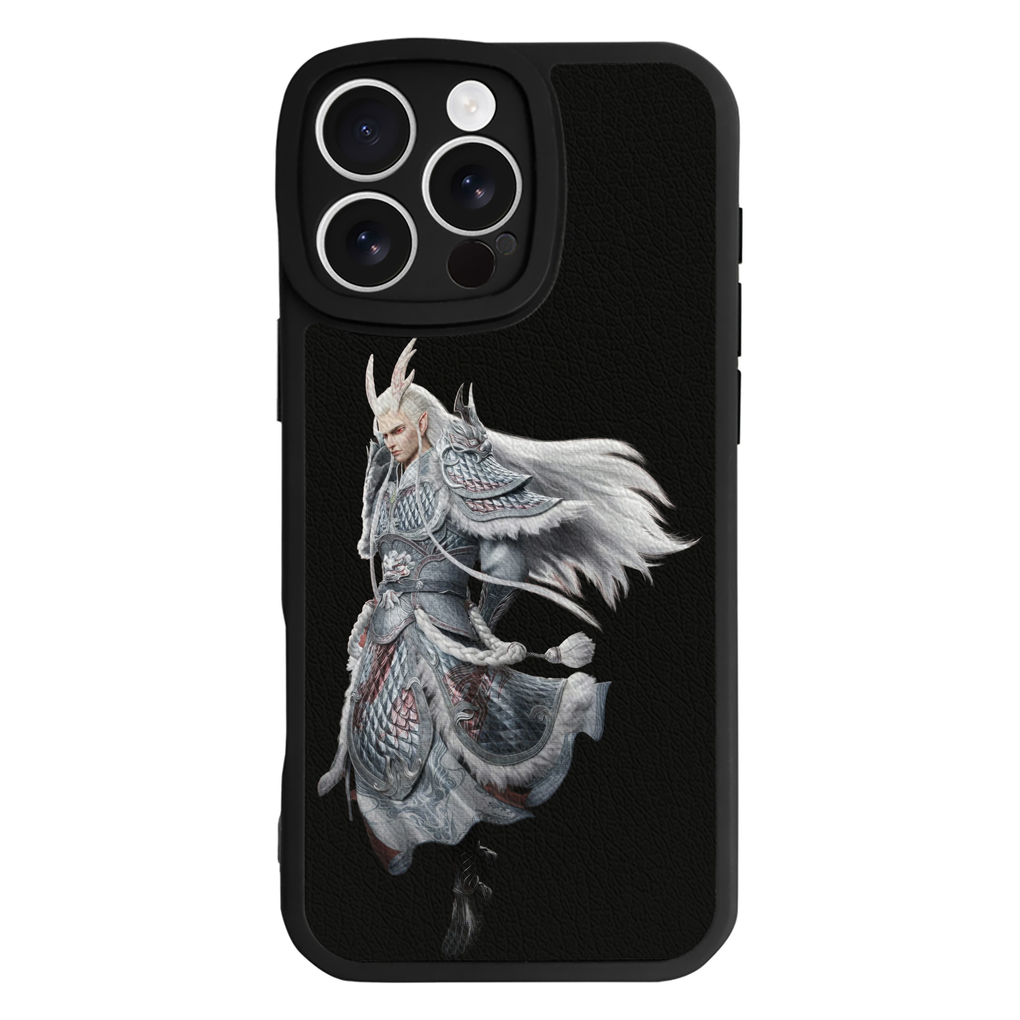 （画像用） Ne Zha 2 ナタ 魔童の大暴れ 【iPhone 16シリーズ対応】シリコンスマホケース（レザー調） 材質：シリコン